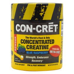 Con-Cret Concentrated Creatine Powder, Blue Raspberry, 48 Servin
